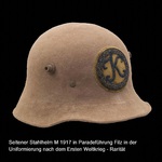 Rare felt-covered steel helmet M 1917, WWI